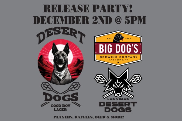 Desert Dogs Good Boy Lager Release!